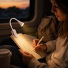 Rechargeable Book Light for Reading – 3-Color Dimmable LED Clip
