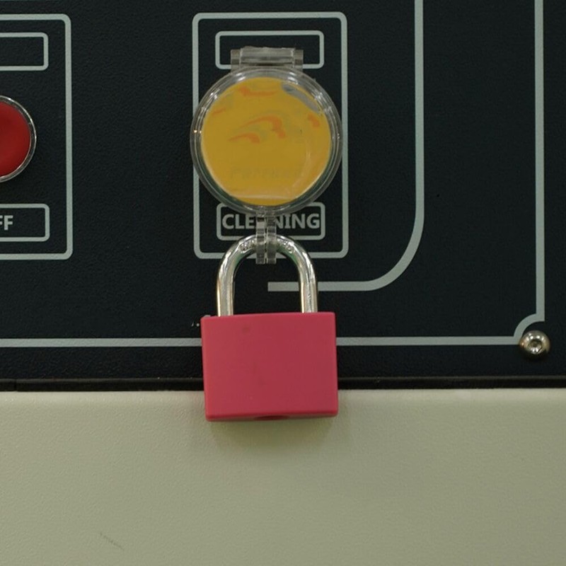 Guliffen Covered Aluminum Pad Lock, 4 Pack Outdoor Padlocks Weatherproof