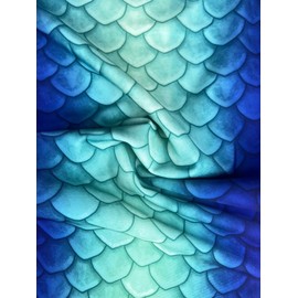 DNFUN Mermaid Tail for Swimming for Adults,Without Monofin.