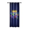 YONGFOTO 107 x 160 cm Curtains for Playroom, Fluorescence Gamepad