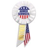 Beistle Armed Services Mother Rosettes 3 Piece Patriotic Award Ribbons
