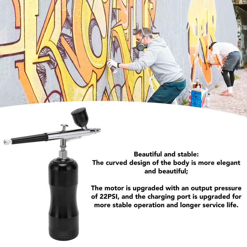 Paint Spray Gun Portable Multi Purpose USB Charging Stable Sprayer