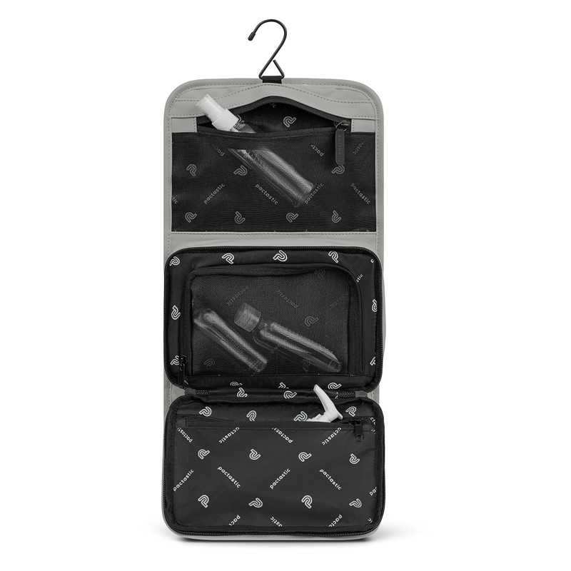 Pactastic Toiletry Bag 3D, grey, Toiletry bag