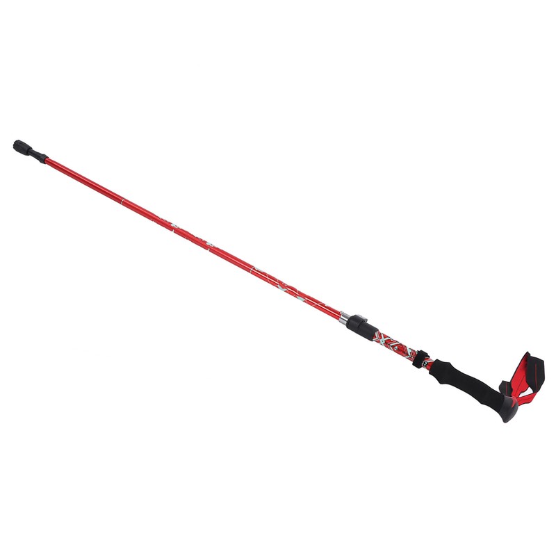 Hiking Pole Aluminium Alloy Telescopic Collapsible Multifunctional Outdoor Walking Stick