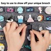 1Pcs Hanging Brooch Pin Organizer Felt Rectangular Pin Badge Display