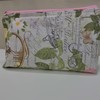 Floral cosmetic bag, makeup bag