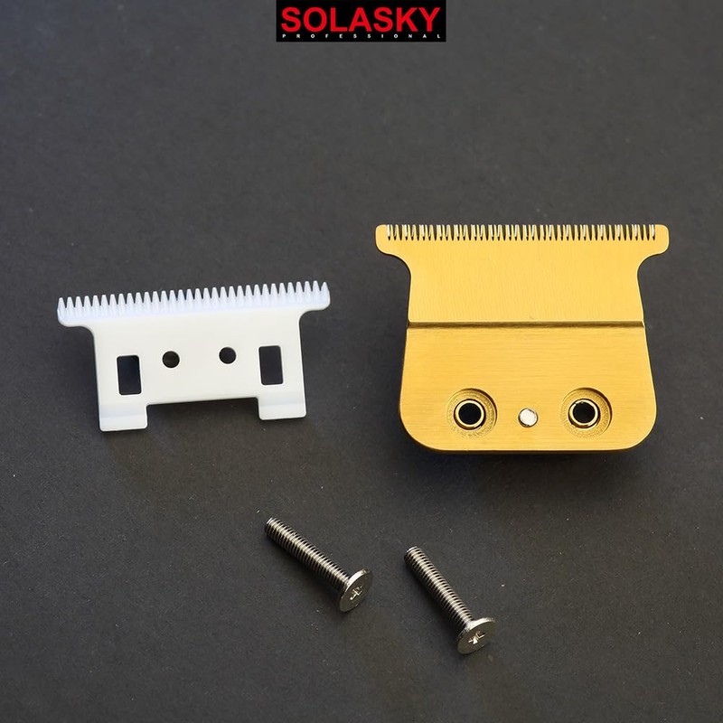 SOLASKY FX707 Replacement Trimmer Ceramic Blades Compatible with BaByL FX787