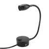Black Durable Adjustable Bedside LED Light Lamp for Hotel Bedroom