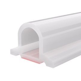 Duzzy 118 Inch Collapsible Shower Threshold Water Dam, Ideal for Wheelchair Accessible, Suitable for Accessibility ADA Handicap Showers