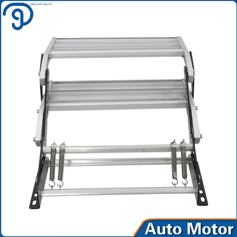 labwork RV Camper Steps Stair Anti-Slip Aluminum 2 Step Pull