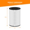 AP-T30 True HEPA Replacement Filter Compatible with HoMedics AP-T30 AP-T30WT
