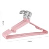 Premium Rubber Coated Metal Hangers - Heavy Duty - Space