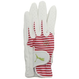 PUMA(プーマ) ゴルフグローブ 手袋 グラフィックネイルフリー(両手) 867321 (02) white/hot coral S