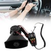 Car Megaphone Speaker 7 Tone Sound Siren Horn Emergency Sound