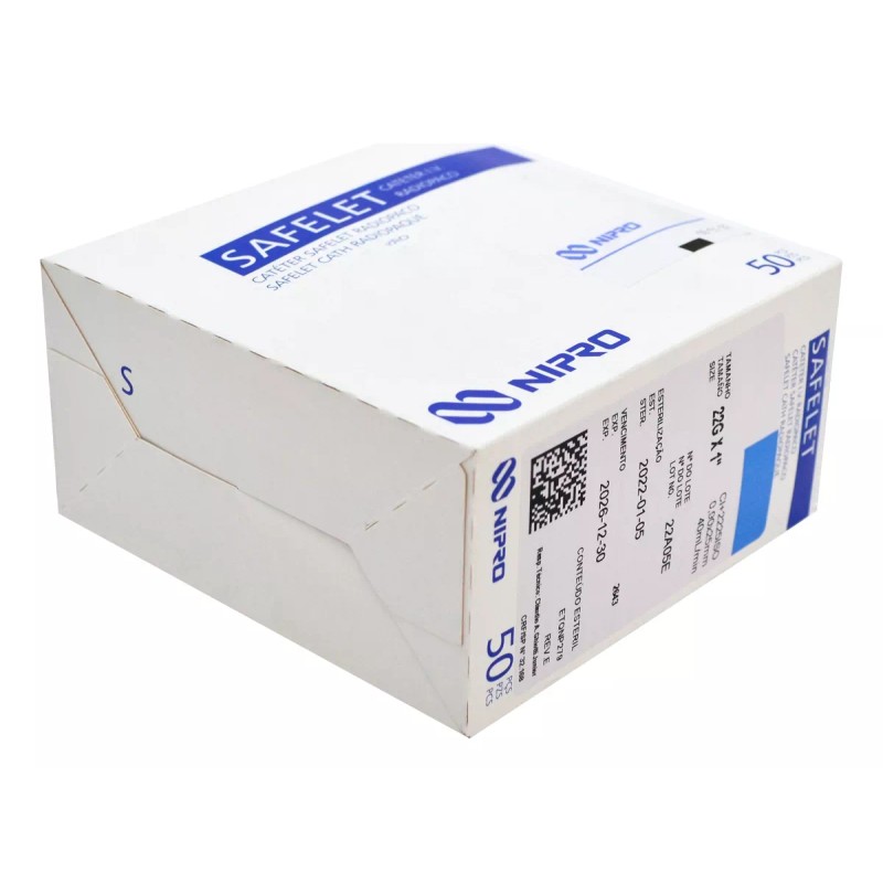 Nipro Catéter Safelet Nipro 22g X 25mm (1 ) Azul