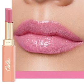 Oulac Moisture Tinted Lipstick,Juicy Lipstick Glossy Finish,Light Weight Feeling,Damask Rose Essential Oil Scent,
