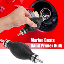 X AUTOHAUX 4pcs 6mm 1/4" Rubber Fuel Transfer Vacuum Fuel Line Hand Primer Bulb