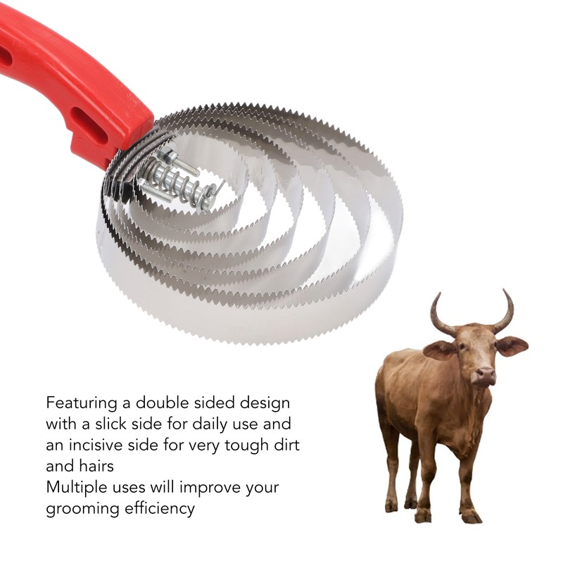 3pcs Horse Curry Comb Multipurpose 4 Rings 5 Rings 6