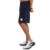 Champion - Pantalones cortos de punto estampados para hombre, NAVY,
