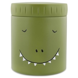 Trixie Insulated Food Jar - Mr. Dino | 350ml | Leak-Proof & Portable | Keeps Food Hot or Cold | Stainless Steel | Kids' Lunch Container