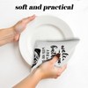 ShowDraven Funny Pug Decor Bathroom Towels, Decorative Dish Tea Hand