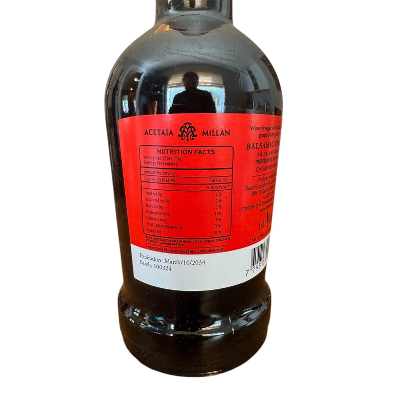 Barrel Aged Balsamic Vinegar - Acetaia Millan - Argentina |