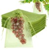 100pcs Fruit Protection Bags 8x12 inch, Green Netting Cover Bags