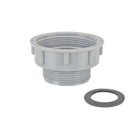 Qrity 1 Piece Kitchen Sink Drain Pipe Joint Thread Hose Connector, Sink Drain Joint Thread 58 mm Female to 45 mm Male Thread for Kitchen Sinks