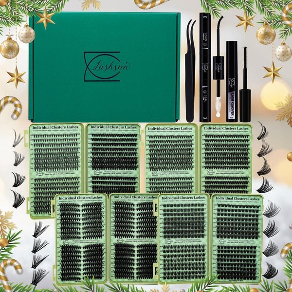 Individual Eyelash Extensions Kit, 1 Set Mixed Length & Style