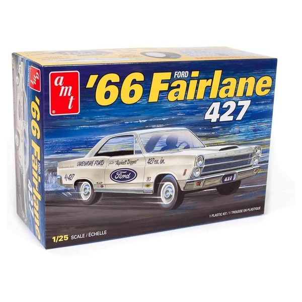 AMT 1966 Ford Fairlane 427 1:25 Scale Model Kit, Factory