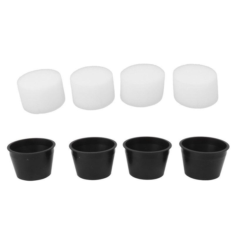 100 Set Hydroponic Grow Baskets Sponges Circular Planting Baskets Plant