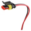 2 Pin Way Car Waterproof Electrical Connector AWG Wire Plug