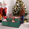 OIAHOMY Large Christmas Ornament storage with Side Open-Stores up to