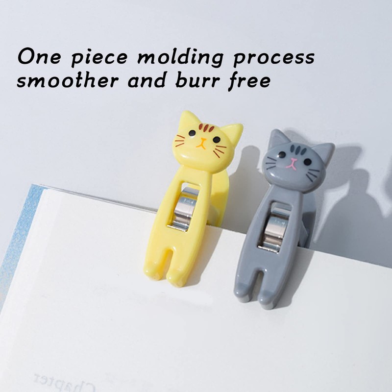 Kitchen Storage Organization Accessories,6Pcs Cat Bag Clips Cut Snack Clips