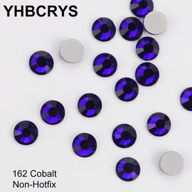 2058NHFGlitter - Cristales de fijación en frío, parte trasera plana, diamantes de imitación para bolsos, zapatos, ropa, teléfono, bricolaje, arte de uñas, 162, SS30