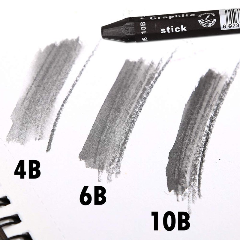 Dainayw Graphite Stick Set - Water Soluble - 4B 6B