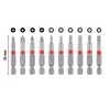Einhell Bit Set 10 Pieces (50 mm Bits PH/PZ/T/H, Sandblasted