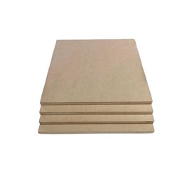 Pinnacle Woodcraft Plywood Sheets - Plywood Cut to Size for Laser Cutting & Engraving, Drawing & Drawer Bottom Replacement Board (4, Pluma 12 x 12-1/2 Thick)