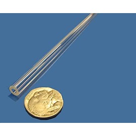 Tenite CAB Butyrate Round Tube .250" (1/4") OD x .125" (1/8") ID x 1/16" Wall x 6 Ft. Length, 5 pcs