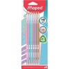 Maped - 6 x ergonomic three-sided pencils Black'PEPS with glitter