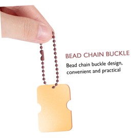 Gadpiparty 200 Pcs Colored Metal Beaded Chains with Connectors Colors Strands Ball Chain for Keychains Bracelets Jewelry Making Crafts