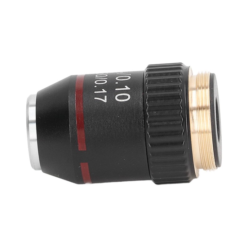 Achromatic Microscope Objective 4X High Magnification Lens 20.2mm Interface Thread