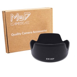 MaD EW-60F Petal Lens Hood for Canon EF-S & RF-S 18-150mm F3.5-6.3 IS STM Lens Bayonet Tulip