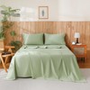 JSD 100% Cotton Sheet Set Twin, Sage Green Cooling Bed