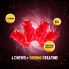 GREABBY Creatine Monohydrate Gummies - 5g Creatine Monohydrate with L-Taurine,