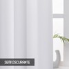 GIRASOLE HOME Coppia Tende Fiji Bianche Semi Oscuranti Termiche Morbide