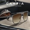 CARFIA Square Driving Polarized Sunglasses for Men Spring Hinge Eyewear
