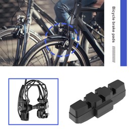 OTOTEC 4Pcs Bicycle Brake Pads Replacement Compatible with Magura HS11 HS22 HS24 HS33 HS66 Rubber Road Bike Brake Cover Bike Accessories Black