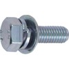 TRUSCO(トラスコ) 座金組込ボルト トリーマー 三価白 サイズM6×25 18本入 B716-0625