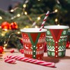 JarThenaAMCS 50Pcs Christmas Paper Cups 9 oz Ugly Sweater Disposable